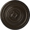 Ekena Millwork Pearl Ceiling Medallion (Fits Canopies up to 1 7/8"), Hand-Painted Stone Hearth, 26 1/4"OD x 1 1/2"P CM26PESHF - alternate 1